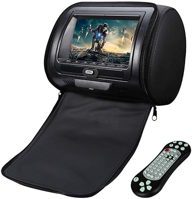 Lecteur dvd de voiture 7 pouces, système de divertissement pour siège arrière, prise en charge usb et carte sd, fonction haut-parleur intégrée. Diaytar Sénégal : L'e-commerce qui vous ressemble