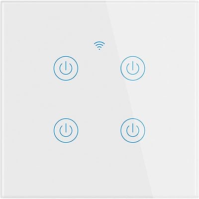 Commutateur wifi intelligent commande vocale siri aucun hub requis mode neutre et nécessaire