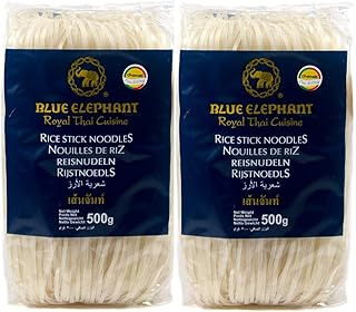 Nouilles de riz thaïlandaises blue elephant, 500 g (paquet de 2)