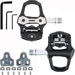 Pédales de vélo de route zerai clipless peloton en carbone avec cale compatible