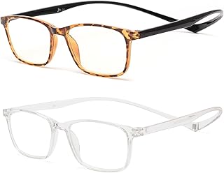 Lunettes de lecture magnétiques rectangulaires jm bloquant la lumière bleue pour ordinateur, 2