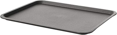 Plateau de service en plastique gris ikea teljang (37 x 29 cm)