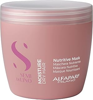 Masque hydratant nourrissant milano semi di lino pour cheveux secs, 50 ml