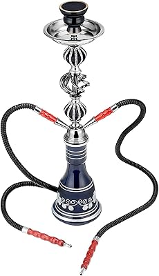 Ensemble de narguilé de luxe à 2 tuyaux skihd au design unique, ensemble