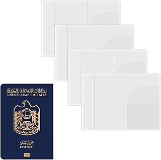 4pcs couverture de passeport transparente par t. tercelli australie, support organisateur de voyage