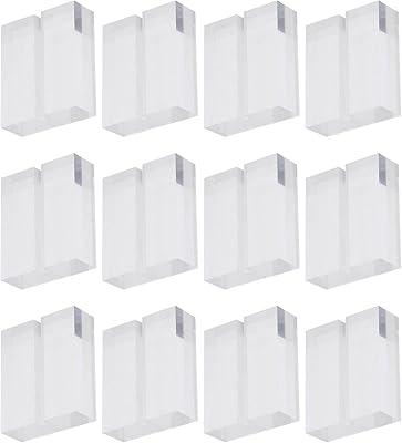Numéros de table 12 pièces supports en acrylique, porte-cartes transparents avec fente