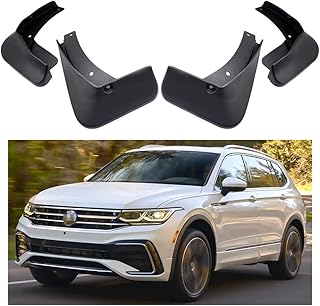 Moertifei bavette de garde-boue de voiture compatible avec volkswagen tiguan r-line 2018 2019