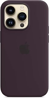 Coque de protection en silicone apple pour iphone 14 pro avec magsafe