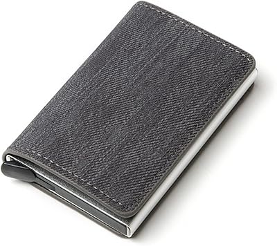 Yokima portefeuille minimaliste pour hommes portefeuille porte-cartes de visite personnalisé protection contre le blocage