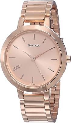 Montre analogique play pour femme avec cadran en or rose - nn8141wm01/np8141wm01, or