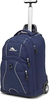 Sac à dos pour ordinateur portable high sierra freewheel avec roulettes, idéal