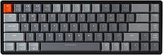 Clavier kikron k6, petite taille, 68 touches, clavier mécanique filaire/sans fil avec rétroéclairage