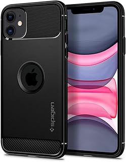 Coque spigen rugged armor pour iphone 11 - noir mat