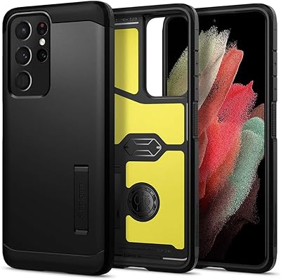 Coque spigen tough armor conçue pour samsung galaxy s21 ultra avec mousse extreme