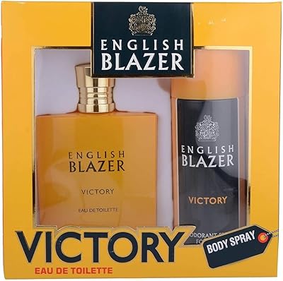 Coffret cadeau english blazer victory edt 100 ml + spray corporel 150 ml