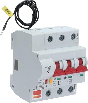 Disjoncteur intelligent 3p, coque pa66, transformateur de protection ac 400v, application de serveur