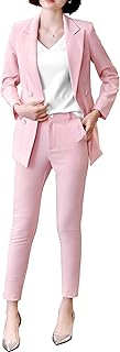 Ensemble blazer deux pièces pour femme adapté au bureau, veste et pantalon