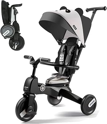 Tricycle pliant 7 en 1 pour tout-petits de 15 à 5 ans