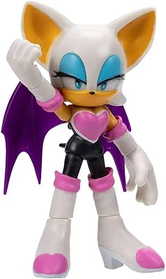 Figurine sonic the hedgehog wave 10, taille 2,5 pouces - rouge