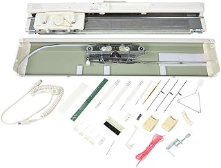Machine à tricoter électronique, kit d'accessoires de tricot en acier inoxydable 200 points