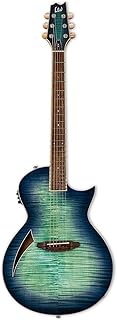 Esp ltd ltl6fmaqmb guitare électrique 6 cordes avec 3 corps en acajou, manche