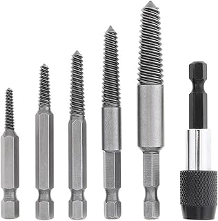 Kit d'extracteur de vis endommagé, 6 pièces, kit d'extraction de vis de tuyau