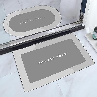 Ensemble de tapis de bain fao do diatom design taille 40 x