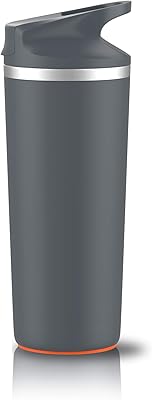 Bouteille de voyage anti-déversement artiart en acier inoxydable avec couvercle rabattable conception brevetée et technologie. Diaytar : Votre source de bonnes affaires en ligne