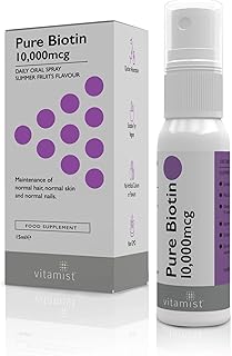 Supplément de biotine pure pour la croissance des cheveux 10 000 mcg