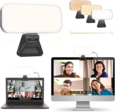 Lampe de vidéoconférence lumière zoom pour le travail à distance webcam
