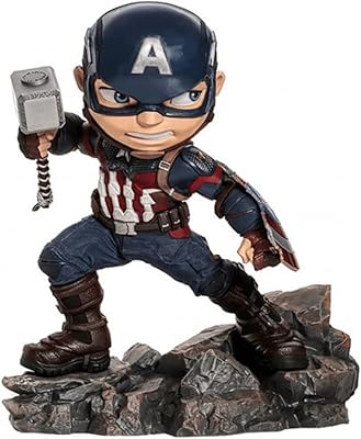 Iron studios figurine officielle marvel captain america et game mini-co multicolore