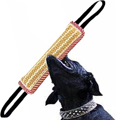 Jouet à tirer pour chien jouet en jute avec 2 poignées robustes parfait