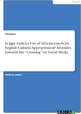 L'utilisation par iggy azalea de l'appropriation culturelle anglaise afro-américaine ? attitudes à l'égard