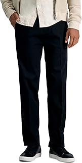 Pantalon invisible élastique droit de luxe sans repassage pour hommes