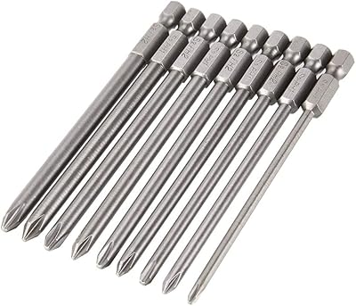 Yakamoz 9 pièces 4 pouces magnétique long hexagone croix phillips jeu de tournevis