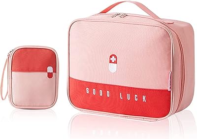Trousse de premiers secours portable vide momtaz 2 pièces avec petit sac
