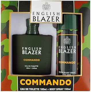 Coffret anglais blazer commando edt 100 ml + spray corporel 150 ml