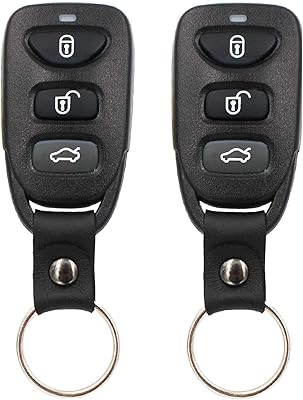 Étui de clé de remplacement pour hyundai elantra sonata kia forte optima spectra