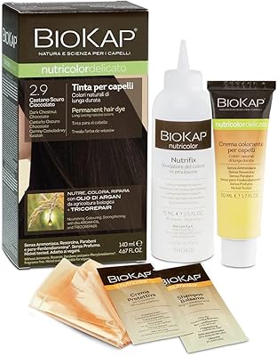 Teinture permanente biocap, coloration naturelle longue durée pour une couverture 100% des cheveux