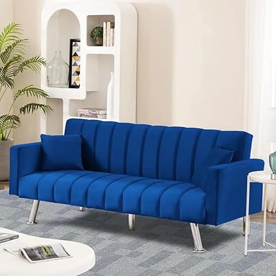 Meubles de salon canapé-lit en velours avec canapé à cadre en bois