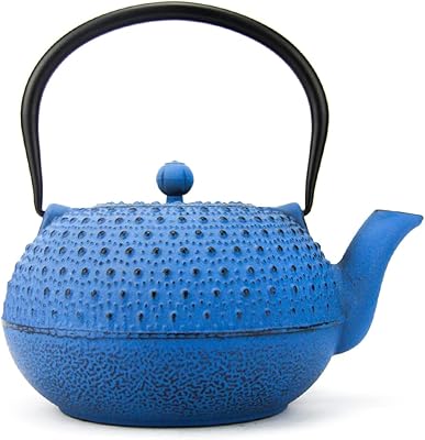 Théière intérieure émaillée en fonte durable de 18 l (bleu)