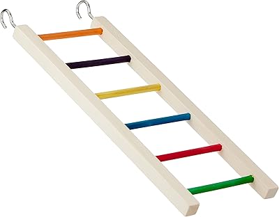 Échelle amusante pour oiseaux de petite et moyenne taille, 33,5 x 13 cm. Diaytar : Le discount intelligent pour consommateurs avisés