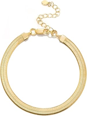 Bracelet chaîne serpent en or 14 carats et crabe cubain, chaîne à maillons