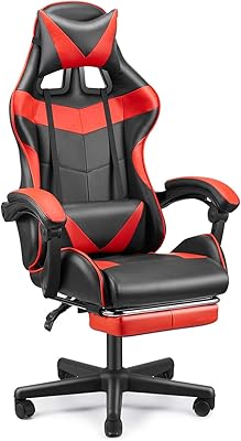 Chaise de jeu style course pour bébé chaise de bureau réglable oreiller