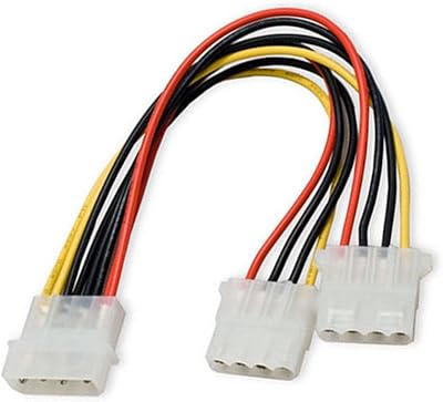 Câble d'extension d'alimentation pour disque dur cy ide 4p vers double répartiteur y