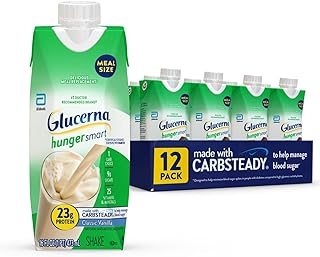 Glucerna hunger smart meal size shake substitut de repas pour diabétiques gestion