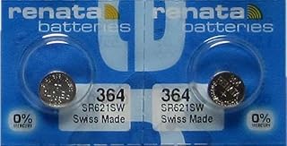 2 piles électroniques renata 364 sr621sw à oxyde d'argent sans mercure. Diaytar : L'excellence du service, la douceur des prix