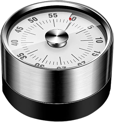 Minuterie de cuisine magnétique compte à rebours de 60 minutes avec alarme