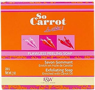 Savon exfoliant fair & white so carrot, 200 g