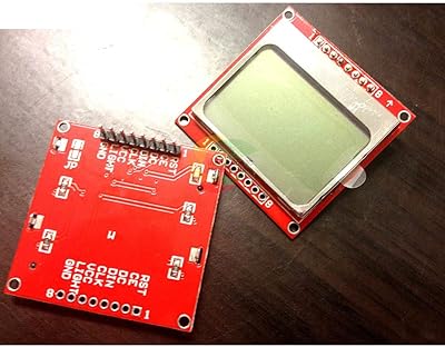 Module d'affichage lcd rétro-éclairage blanc bleu 84x48 pour arduino nokia 5110